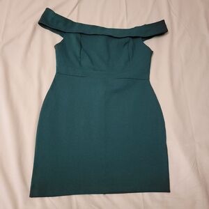 Windsor Dark Green Womens Dress Sleeve Less Mini Knee Length Size S